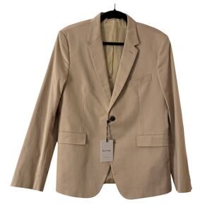 Paul Smith NWT Beige Cotton Slim Fit Suit